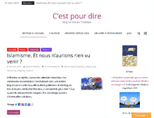 Tablet Screenshot of c-pour-dire.com